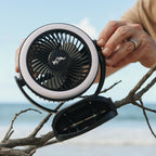 KickAss Portable Clip Fan with LED Light