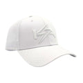 KickAss Snapback Trucker Cap - All White with White KA logo