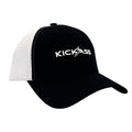 KickAss Snapback Trucker Cap - Black and White