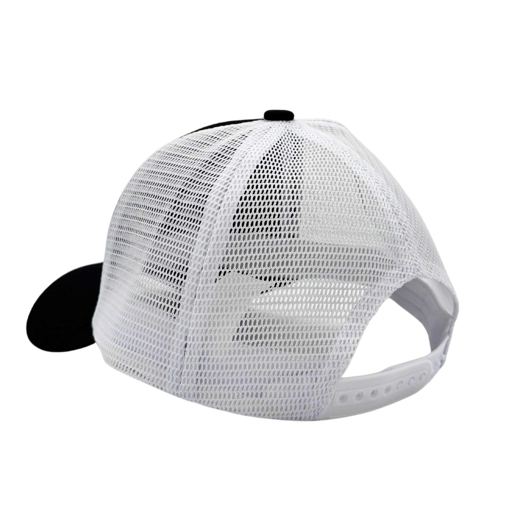 KickAss Snapback Trucker Cap - Black and White