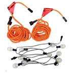 KickAss Ultra Bright Magnetic Work Light + Outdoor Tie-Down Guy Rope LED Lighting Kit Bundle