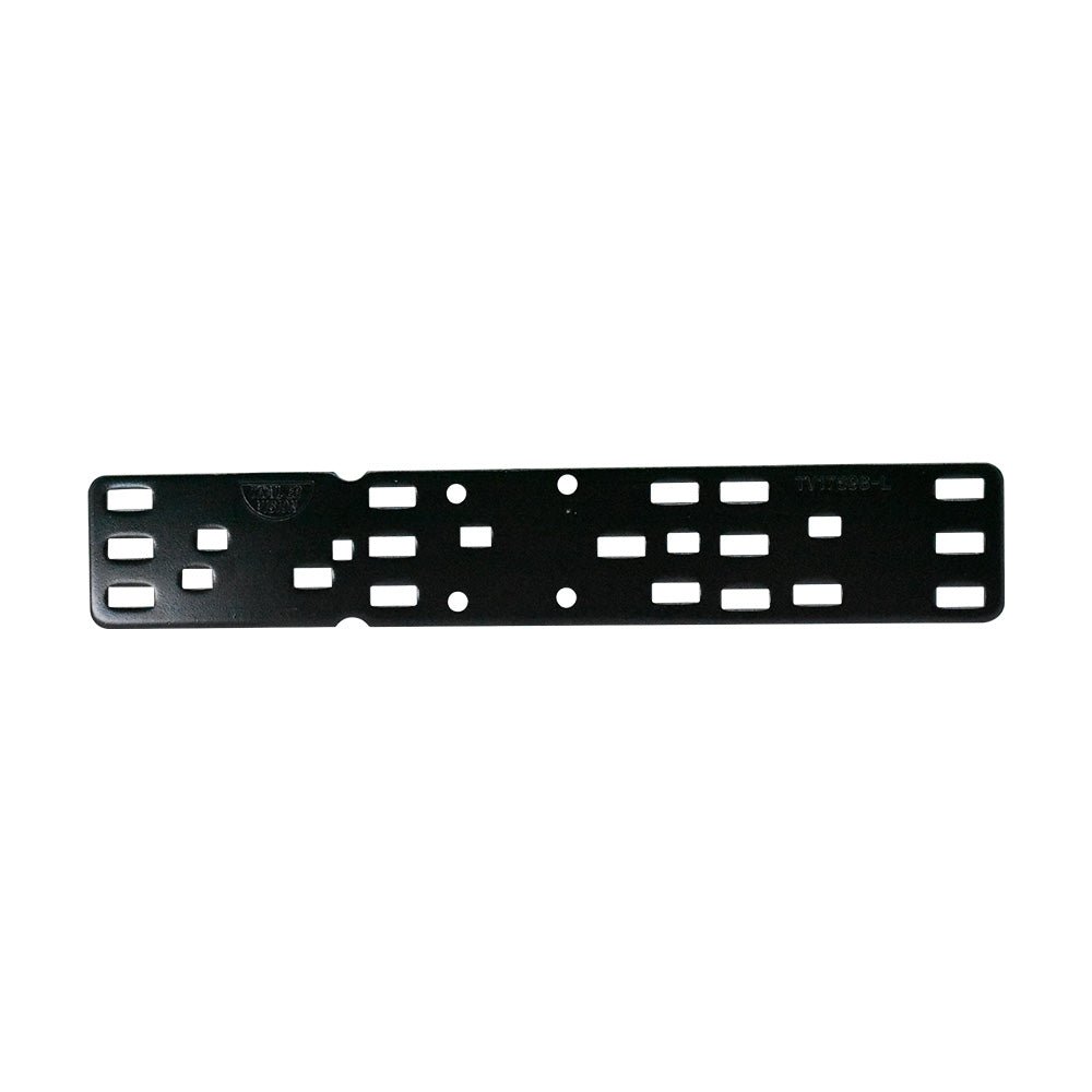 Mounting Bracket Black Powder-Coated Long for Dual/Twin Connector Covers & Sockets