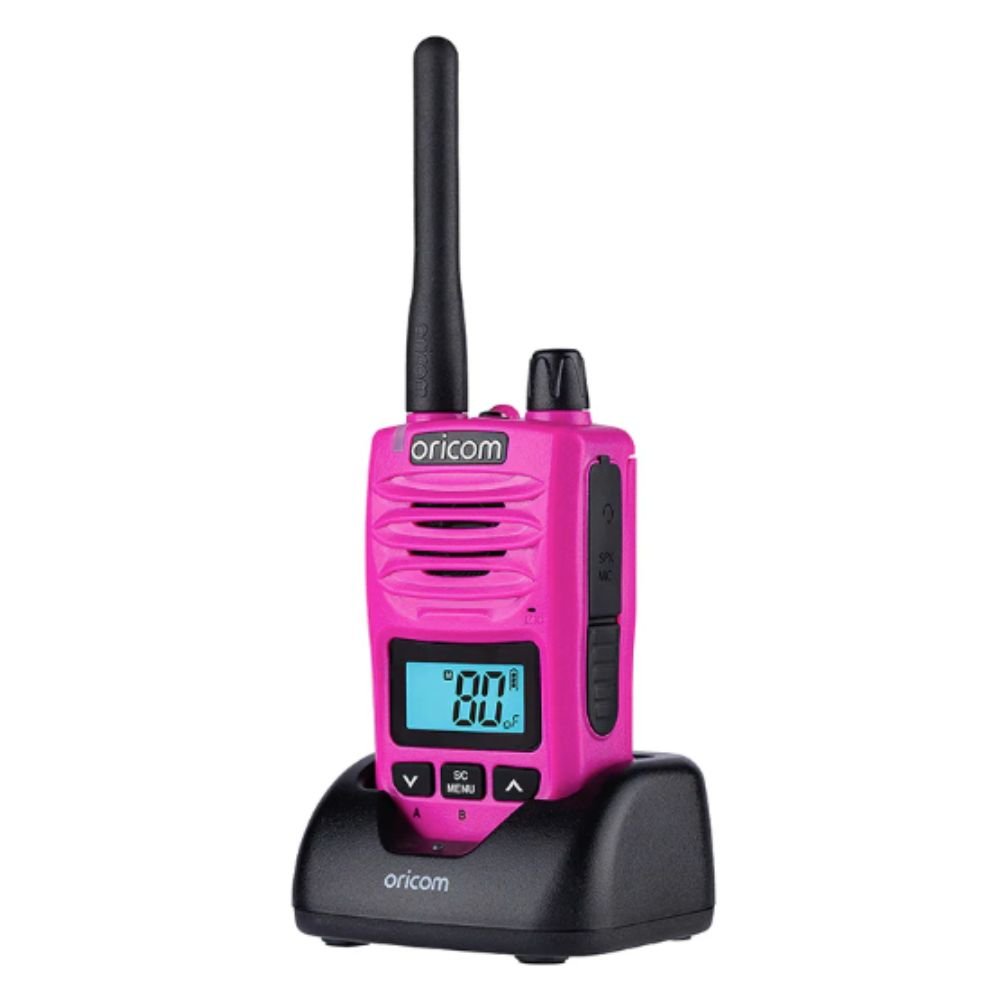 Oricom Pink Waterproof IP67 Handheld 5W UHF CB Radio