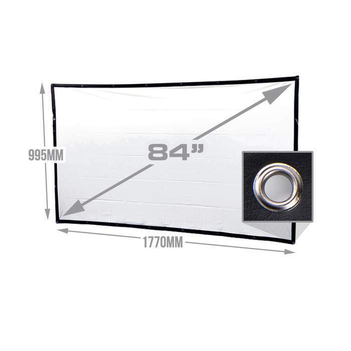 KickAss Projector Bundle with 84" Eyelet Screen, Tripod & Case