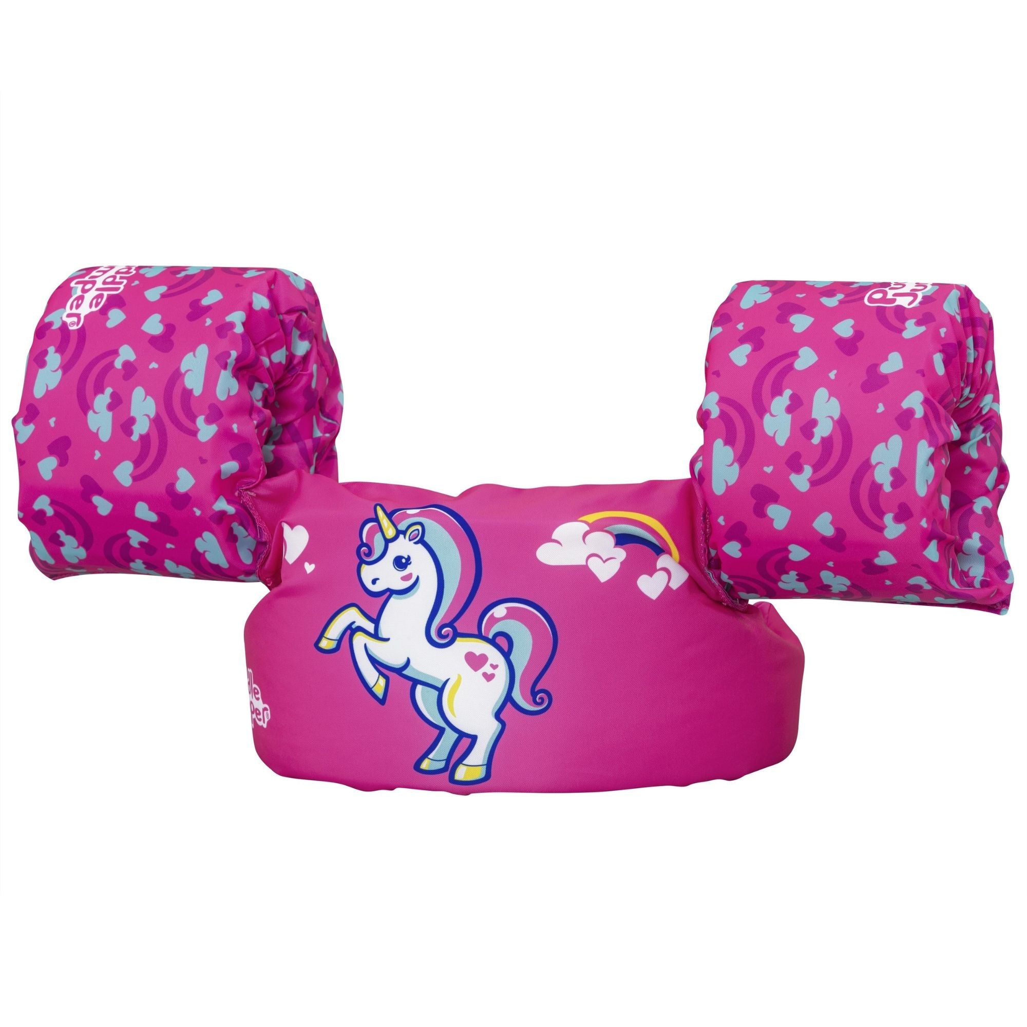 Kids Inflatable Swim Vest with Armbands – Unicorn