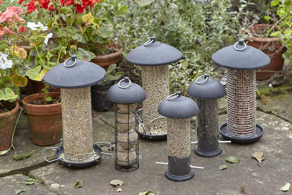 Gardman Black Steel Antibacterial Seed Feeder