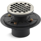 Open Box - Kohler K-9135-SN Round Grid Shower Drain