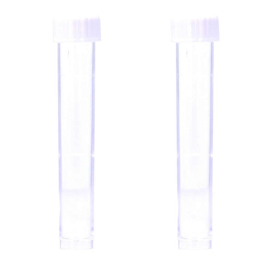 Aquacadabra 10ml Plastic Test Tubes Vials Screw Caps