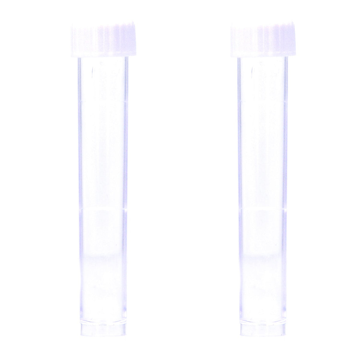 Aquacadabra 10ml Plastic Test Tubes Vials Screw Caps
