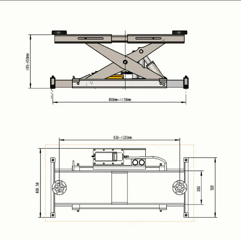 Katool KT-RJ70 7,000 lb Rolling Jack