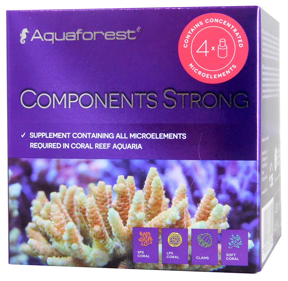Aquaforest Components Strong Set - 50ml Concentrated Solutions