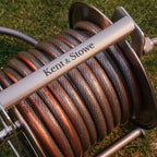 Kent & Stowe Stainless Steel Metal Hose Reel Set 30m Wall Mounted
