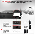 DeerRun® 3-button Remote Control for Walking Pad