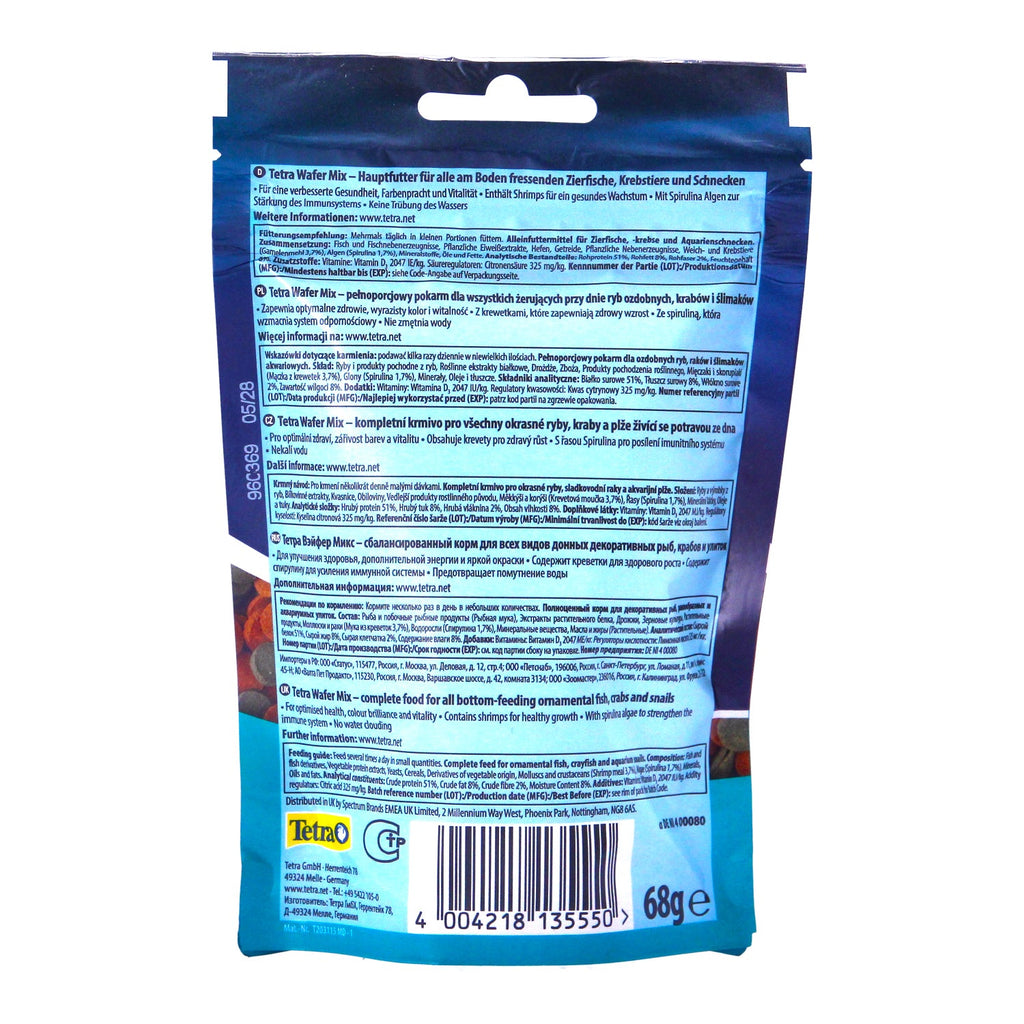 Tetra Waffer Mix Sinking Fish Food Tablets 68g