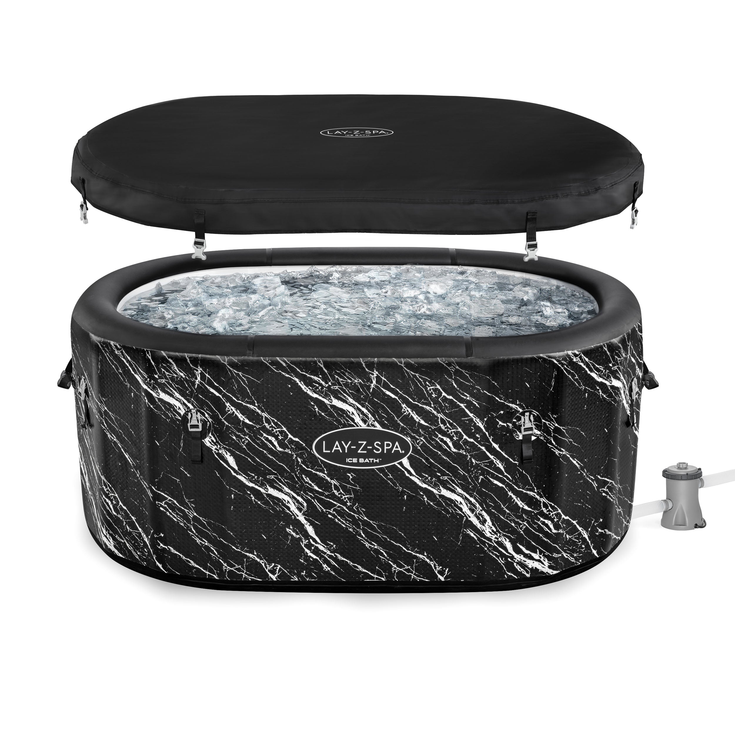 Glacial Dip™ Pro Ice Bath Cold Plunge Recovery Tub with Pump