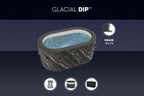 Glacial Dip™ Pro Ice Bath Cold Plunge Recovery Tub with Pump