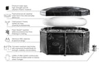 Glacial Dip™ Ice Bath Cold Plunge Recovery Tub with Pump