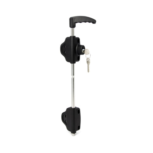 FHC Key Lockable 18" Black Drop Bolt - LB118BL