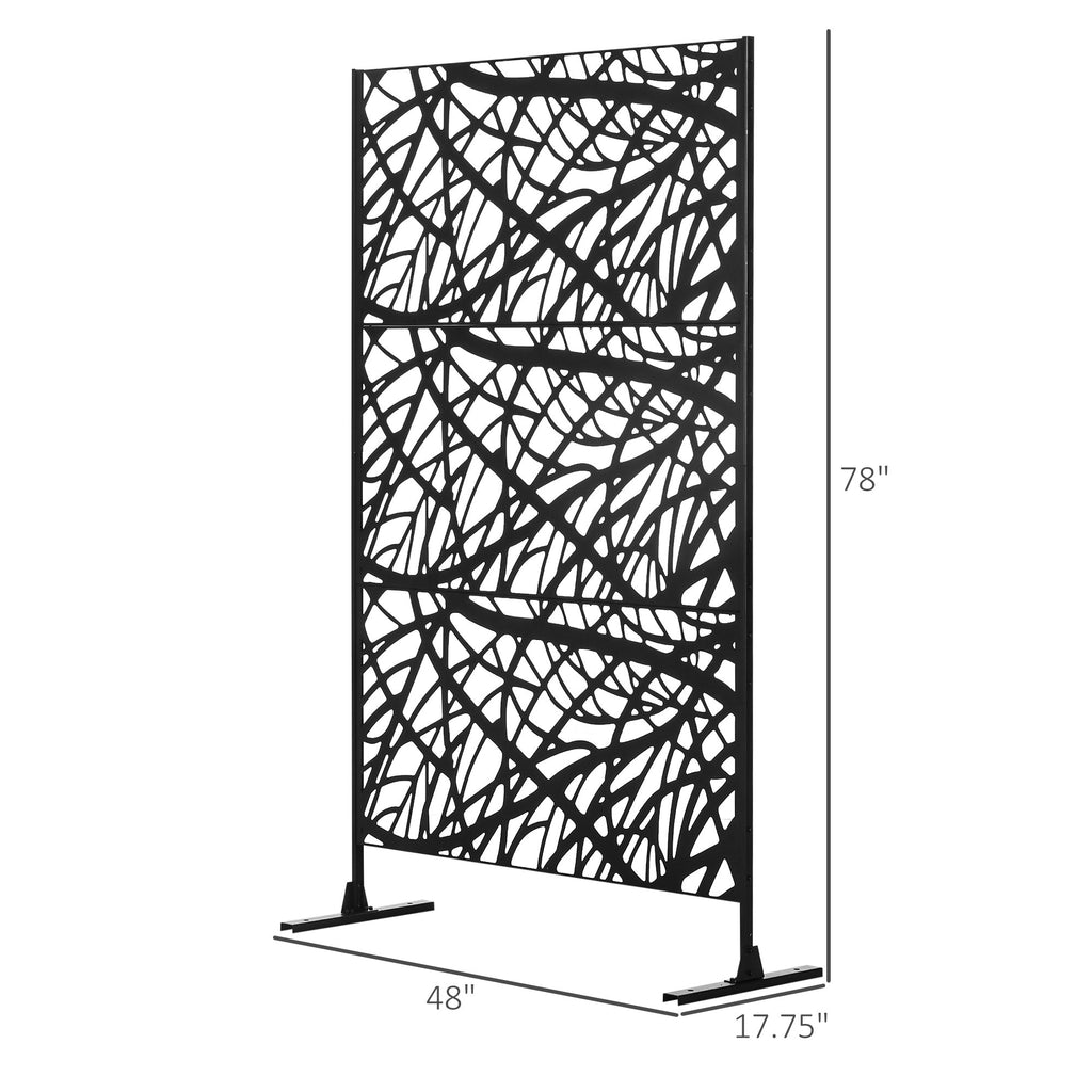 6.5FT Privacy Screen with Twisted Branch Design for Decorative Shade & Climbing Plants