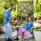 6.5FT Privacy Screen with Twisted Branch Design for Decorative Shade & Climbing Plants