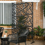 6.5FT Privacy Screen with Twisted Branch Design for Decorative Shade & Climbing Plants