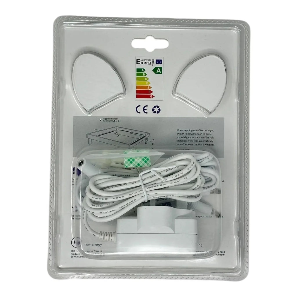 LED Strip Light Kit with Motion Sensor 12V Warm White | Twin Pack
