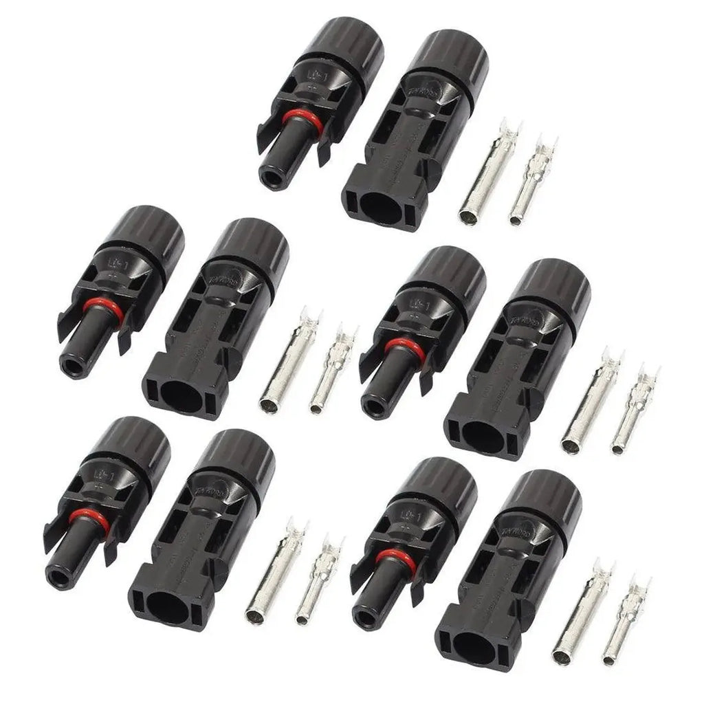MC4-Compatible Solar Connectors 4mm²/6mm² | Male & Female Pair
