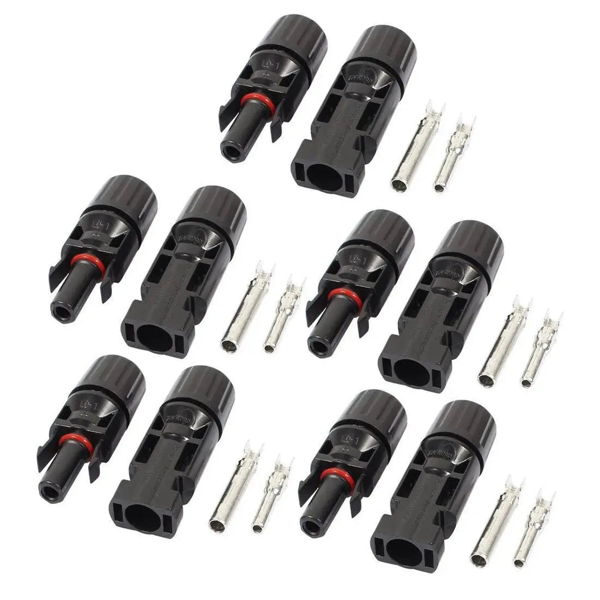 MC4-Compatible Solar Connectors 4mm²/6mm² | Male & Female Pair