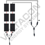 Solar Panel Y Branch Splitter Connectors 4mm² IP67 | Voltacon