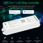 MiBoxer WL5 WiFi 5 in 1 LED Strip Controller RGB+CCT 12-24V
