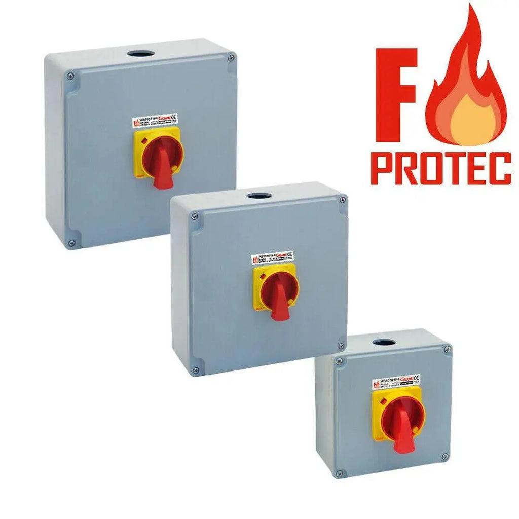 Fire-Rated AC Switch Disconnector 25A-250A F300/F400 | GAVE Electro