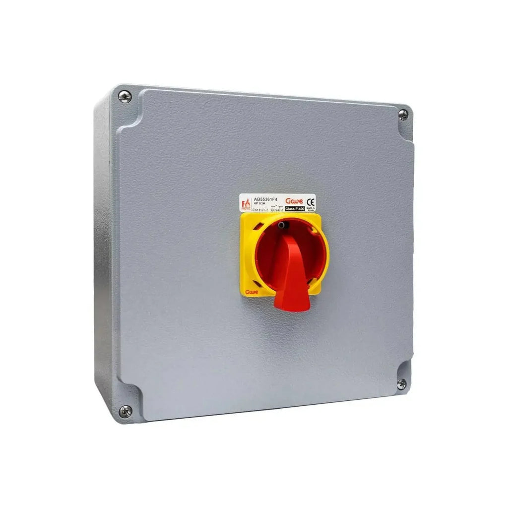 Fire-Rated AC Switch Disconnector 25A-250A F300/F400 | GAVE Electro