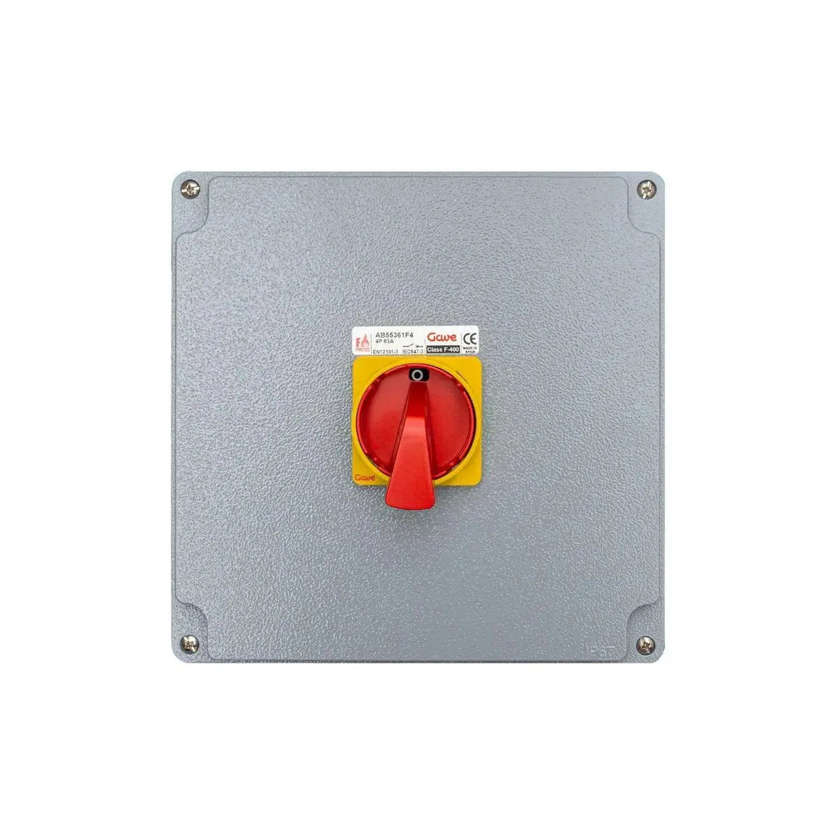 Fire-Rated AC Switch Disconnector 25A-250A F300/F400 | GAVE Electro