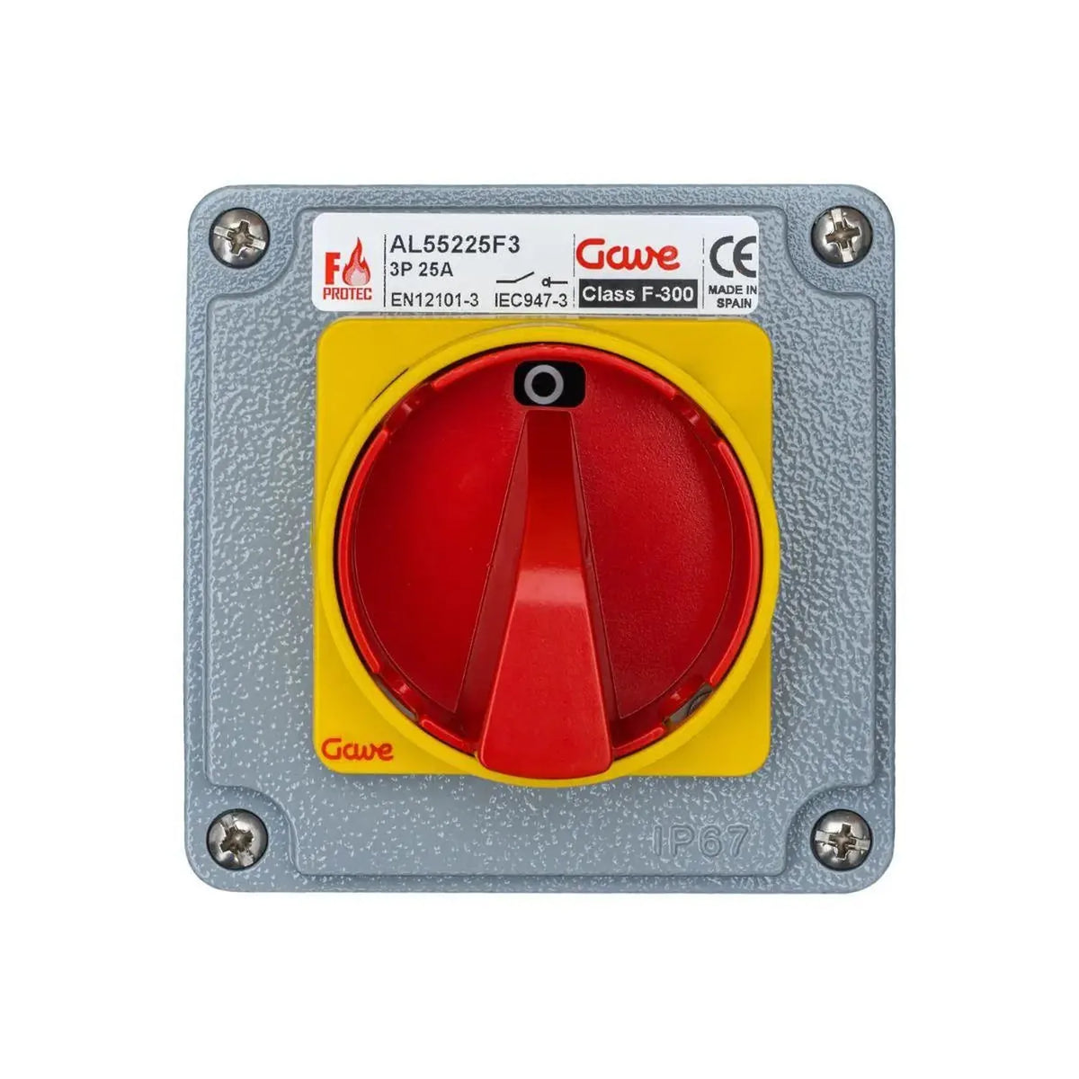 Fire-Rated AC Switch Disconnector 25A-250A F300/F400 | GAVE Electro