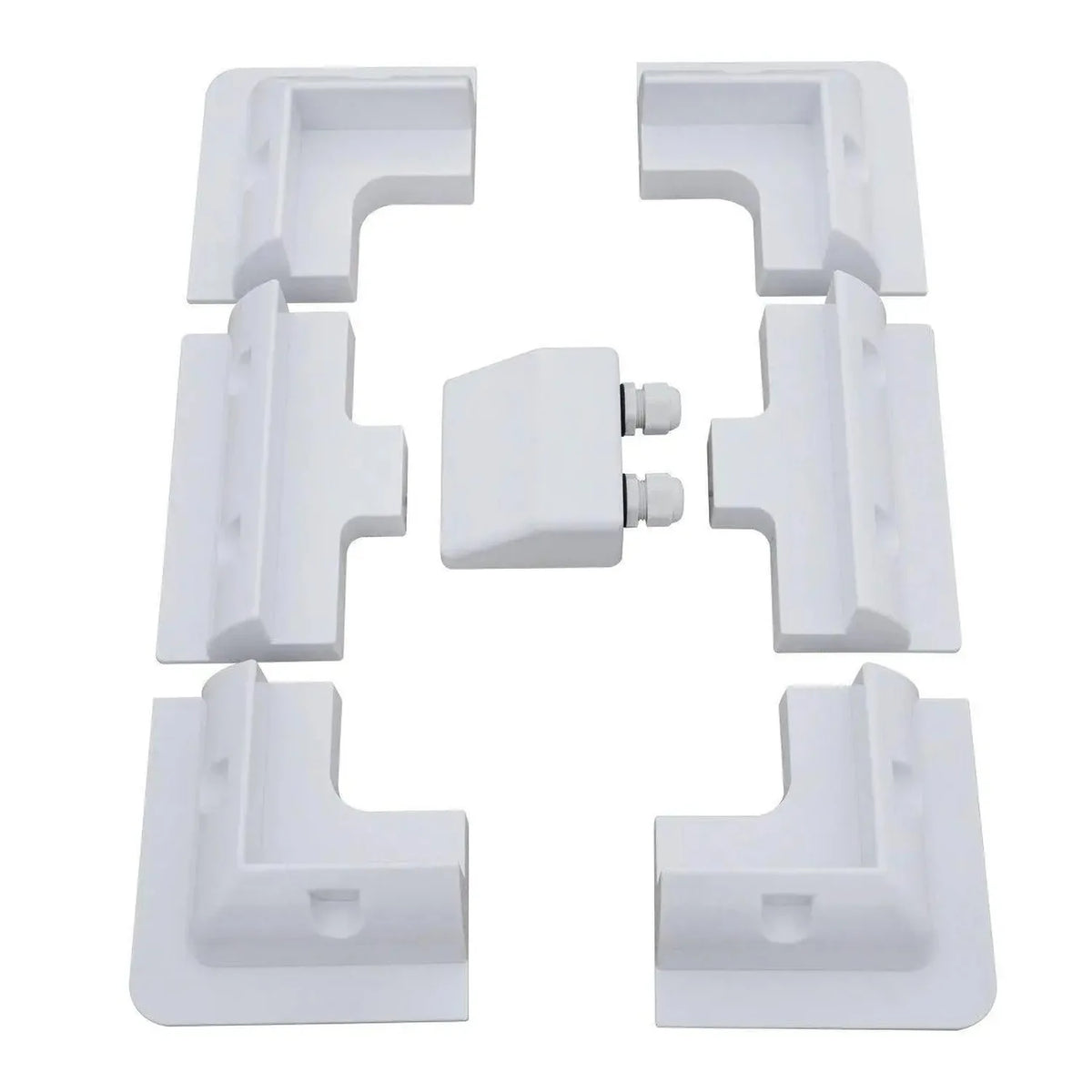Solar Panel Mounting Bracket Kit Drill Free ABS 7-Piece | Voltacon