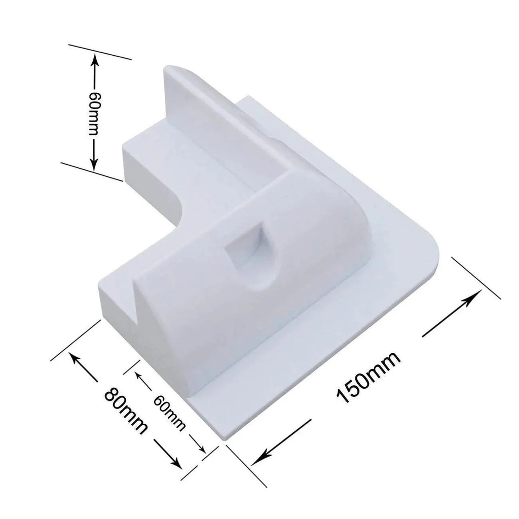 Solar Panel Mounting Bracket Kit Drill Free ABS 7-Piece | Voltacon