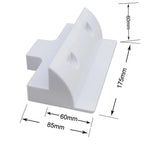 Solar Panel Mounting Bracket Kit Drill Free ABS 7-Piece | Voltacon