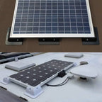 Solar Panel Mounting Bracket Kit Drill Free ABS 7-Piece | Voltacon