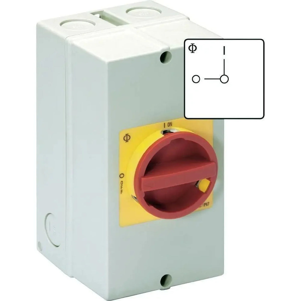 AC Switch Disconnector Single Phase 230V IP66/67 | Kraus & Naimer