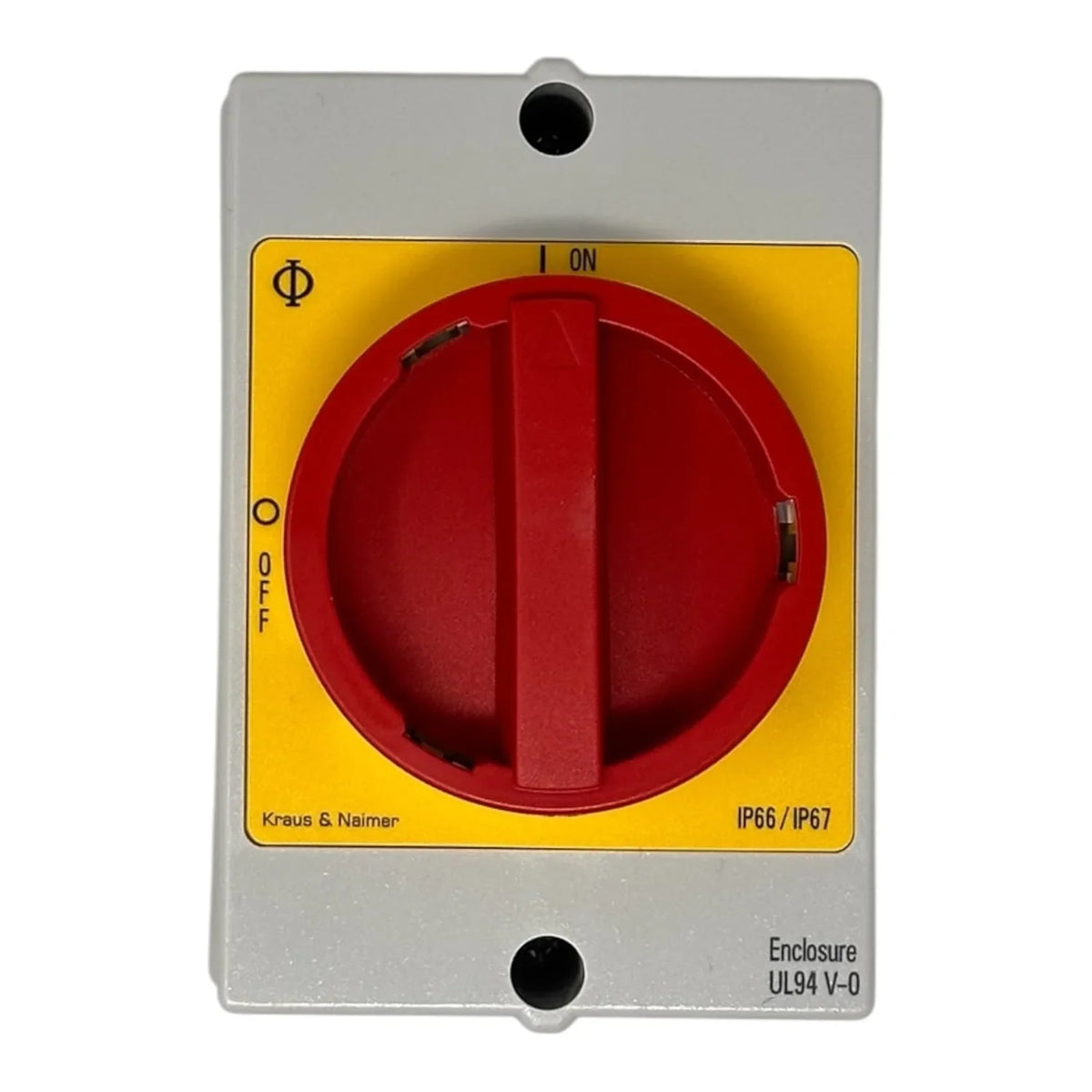 AC Switch Disconnector Single Phase 230V IP66/67 | Kraus & Naimer