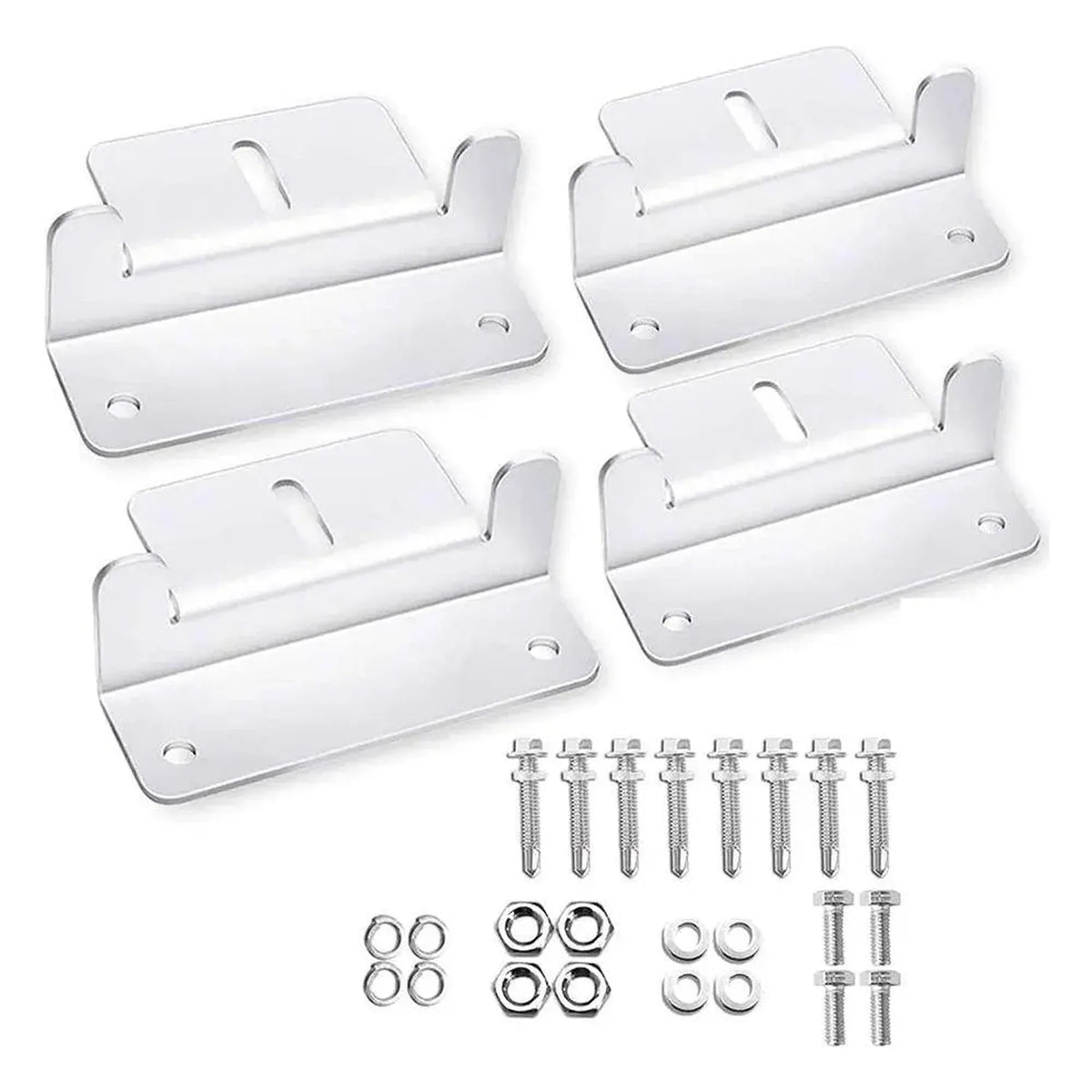 Solar Panel Z Bracket Mounting Kit 4pcs | Stainless Steel