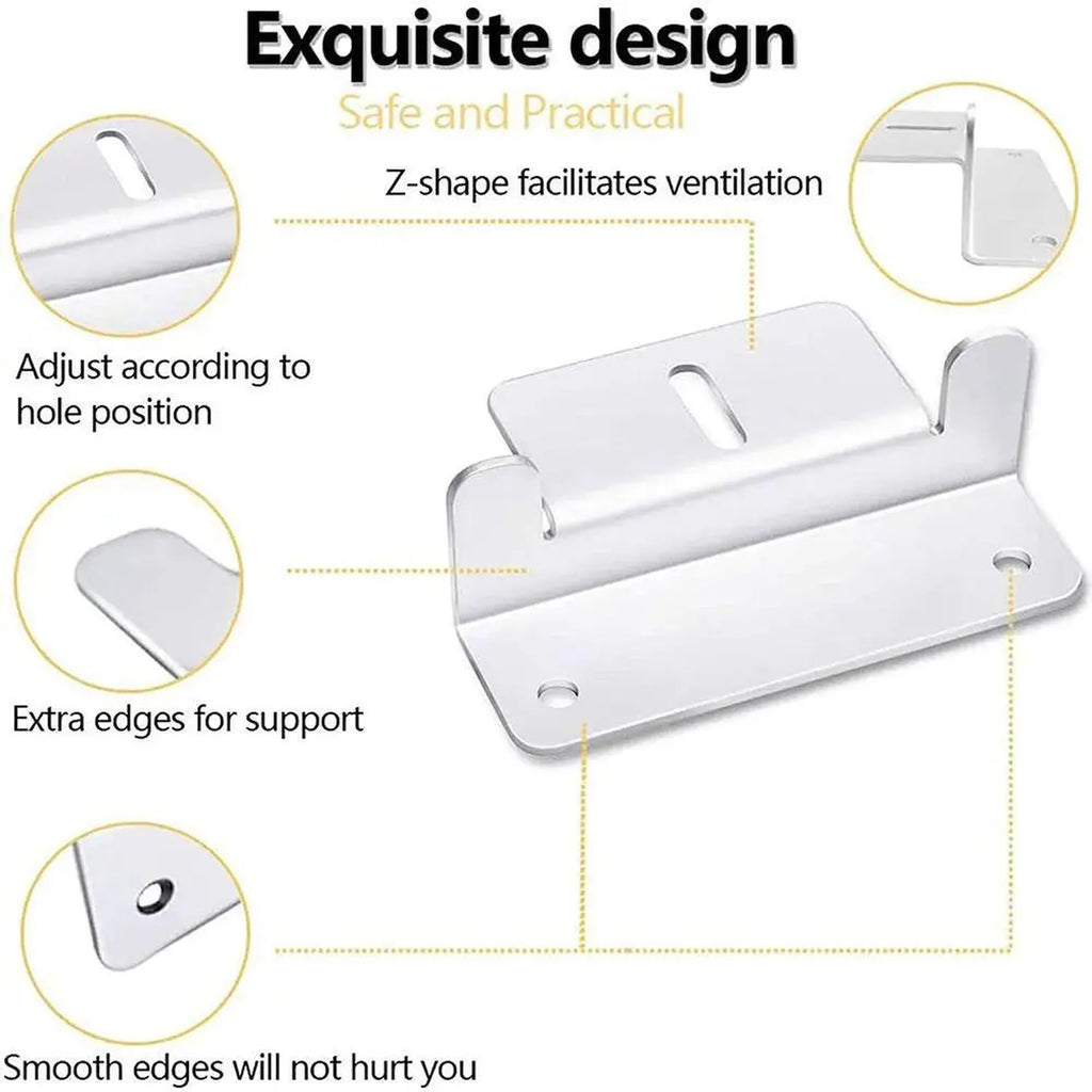 Solar Panel Z Bracket Mounting Kit 4pcs | Stainless Steel