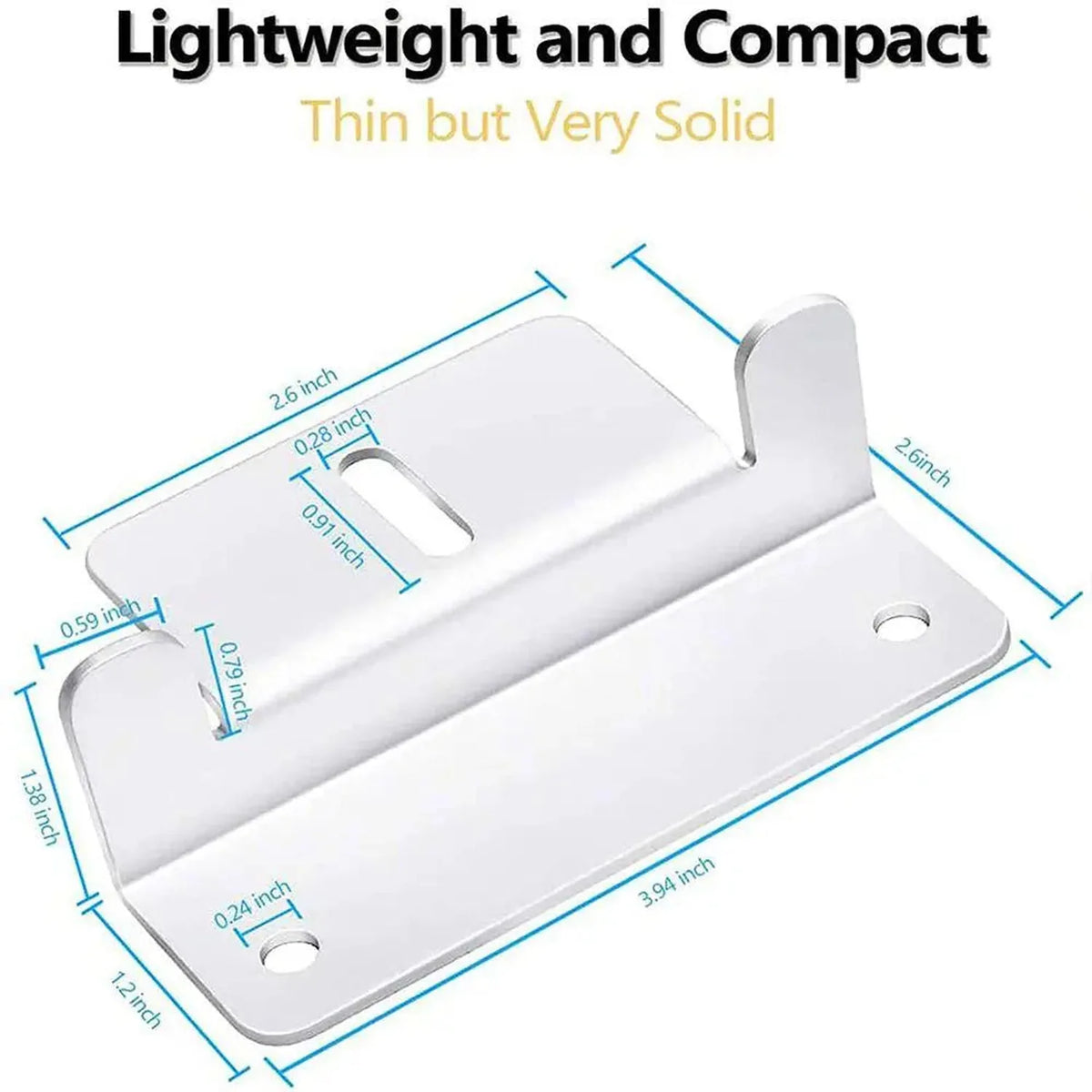 Solar Panel Z Bracket Mounting Kit 4pcs | Stainless Steel