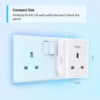 TP-Link Tapo P100 Wi-Fi Smart Plug UK | 4 Pack Alexa & Google Home