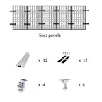 Rail-less Solar Panel Mounting 400mm | Trapezoidal Metal Roof