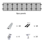Rail-less Solar Panel Mounting 400mm | Trapezoidal Metal Roof