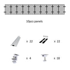 Rail-less Solar Panel Mounting 400mm | Trapezoidal Metal Roof