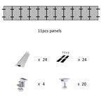Rail-less Solar Panel Mounting 400mm | Trapezoidal Metal Roof