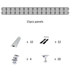 Rail-less Solar Panel Mounting 400mm | Trapezoidal Metal Roof