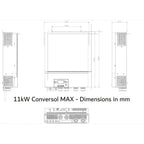 Conversol 11kW Off-Grid Solar Inverter Charger 48V | Voltacon